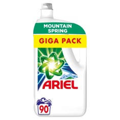 Detergent de rufe lichid Ariel Mountain Spring, 90 spalari, 4.5L foto