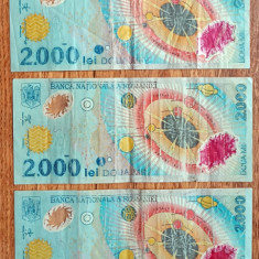 Bancnote 2000 lei - România, 1999