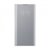 Husa Flip Book Samsung N970 Galaxy Note 10, Flip Carte LED View Cover, Argintiu, Blister EF-NN970PSEGWW Original