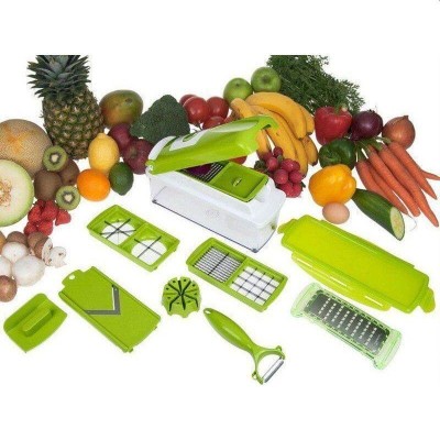 Tocator feliator multifunctional de bucatarie cu 10 tipuri feliere, razuire foto