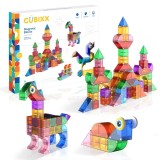 Set de constructie Blocuri magnetice Cubixx 85 piese