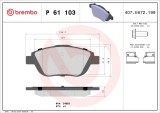 BREMBO P 61 103 PRIME LINE set placute frana,frana disc