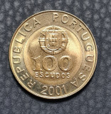 Portugalia 100 escudos 2001 Pedro Nunes, Europa