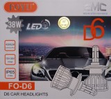 Cumpara ieftin Set H7 - Bec H7 D6 LED 2 x 38W 4200LM IP76, LTC