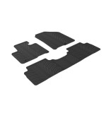 Set covorase auto din cauciuc Kia Sorento 03.2015-08.2020 (Automat), Negru, Gledring, 5 buc.