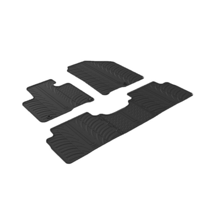 Set covorase auto din cauciuc Kia Sorento 03.2015-08.2020 (Automat), Negru, Gledring, 5 buc.