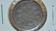 R08 Portugalia - moneda de colectie bronz - 5 V reis 1882 - Luis I - in cartonas