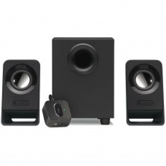 BOXE LOGITECH 2.1 RMS: 7W (2 x 1.5W 4W) telecomanda cu fir black &amp;amp;quot;Z213&amp;amp;quot; &amp;amp;quot;980-000942&amp;amp;quot; (include TV 1.5 lei) foto