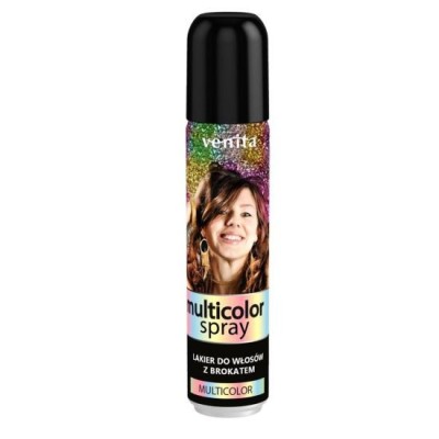 Fixativ cu sclipici Venita, Multicolor, 75ml foto