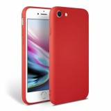 Husa silicon soft-touch pcompatibila cu Apple IPhone 7/8, Rosu, ALC MOBILE