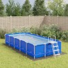 VidaXL Acoperire geotextil piscină, gri deschis, 640x321 cm, poliester 94235