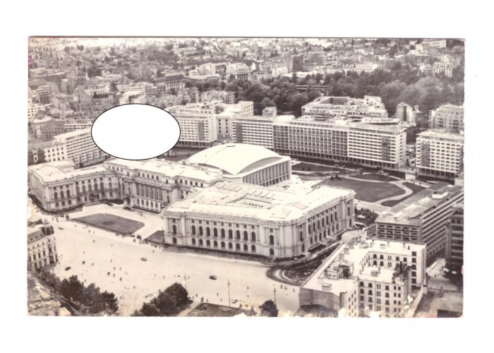 CP Bucuresti - Piata Palatului, RPR, necirculata, stare buna