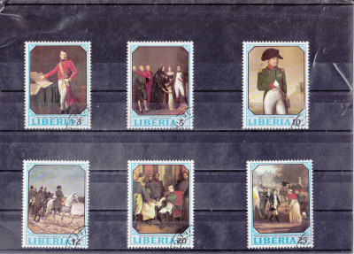 A12 S3 12 - Timbre foarte vechi - Liberia - Napoleon foto