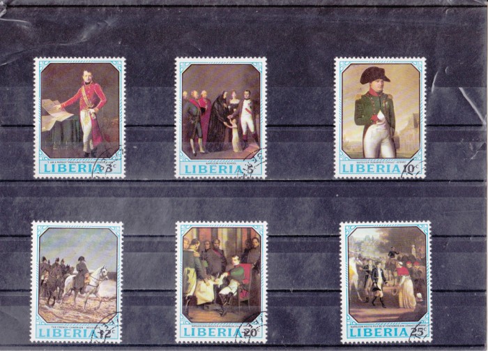 A12 S3 12 - Timbre foarte vechi - Liberia - Napoleon