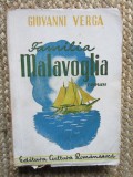 FAMILIA MALAVOGLIA roman - Giovanni VERGA - Bucuresti, 1943