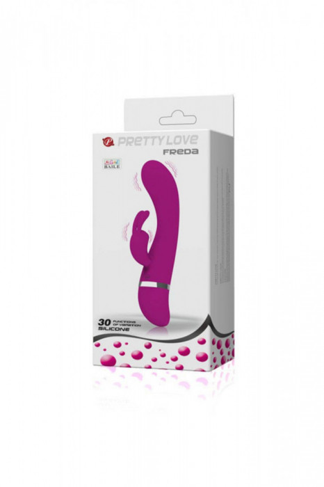 Vibrator Rabbit Pretty Love Freda, 19 cm