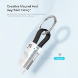 Cablu breloc pentru incarcare 3 in 1 magnetic