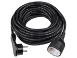 Prelungitor alimentare AS SCHWABE 10m 3G1,5mm&sup2; 16A 1 priză PVC negru 51022
