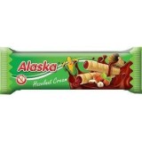 Rulou din porumb umplut cu crema de alune, 18g, Alaska