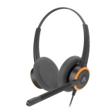 HEADSET BUSINESS STEREO USB/AXH-PRIUCD AXTEL &quot;AXH-PRIUCD&quot; (timbru verde 0.8 lei)