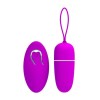 Ou Vibrator Wireless Pretty Love Bradley Violet, Telecomanda, Silicon, Reincarcabil, Diametru 2.6cm, Lungime 6.5cm