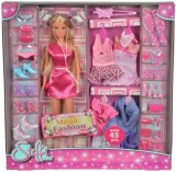 PAPUSA STEFFI MEGA FASHION SET CU HAINUTE DE SCHIMB, Simba