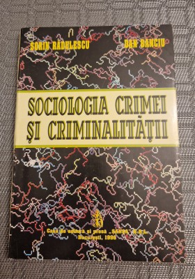 Sociologia crimei si criminalitatii Sorin Radulescu Dan Banciu foto