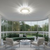 Spot LED ORBITA 5W rotund, bronz antichizat, lumina rece/calda