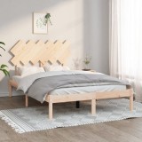 vidaXL Cadru de pat dublu, 135x190 cm, lemn masiv 3104843