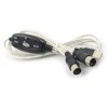 Adaptor Cablu USB la HDMI, Negru/Alb