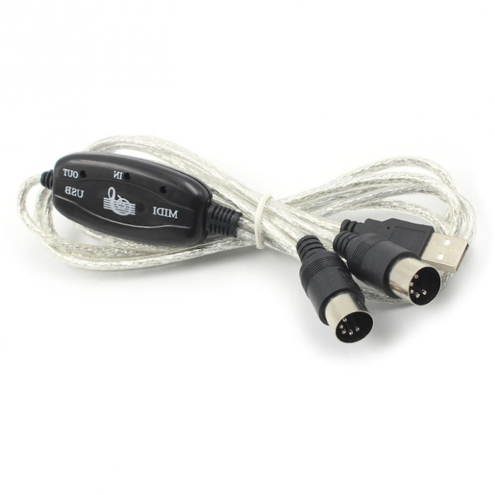 Cablu adaptor, USB/HDMI, Negru/Alb