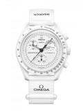 Cumpara ieftin CEAS SWATCH X OMEGA MISSION TO MOON Moonphase Snoopy White- Chronograf ! 2025, Analog, Casual, Cronograf
