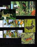 GUYANA 2002 FAUNA ANIMALE FLUTURI