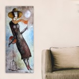 Cumpara ieftin Tablou Roma Fiore Multicolor 50x120 cm