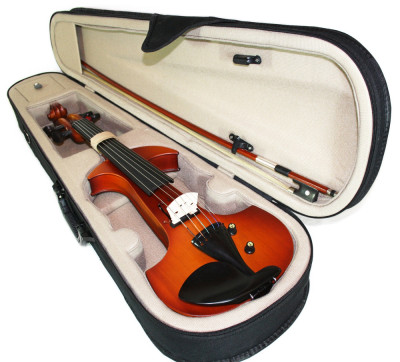 Vioara electro-acustica 6 corzi Cherrystone E-Violin set foto