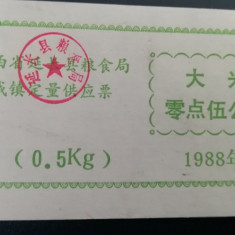 M1 - Bancnota foarte veche - China - bon orez - 0.5 kg - 1988