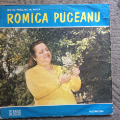 romica puceanu nici nu ninge nici nu ploua disc vinyl lp muzica lautareasca VG