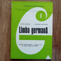 Limba Germana - Manual pentru anul I clasa a VI-a a doua limba de studiu, 1999 foto