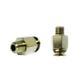 Mufa rapida dreapta din metal fi 6 cu filet M8 pentru instalatii pneumatice