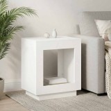 vidaXL Masă laterală Alb 60 x 40 x 65 cm Lemn prelucrat 899895