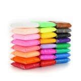 Cumpara ieftin Plastilina magica pentru copii, textura fina si elastica, usor de modelat, 24 culori, 24 pungute a 15 g, set cu ustensile incluse, creativitate si joa
