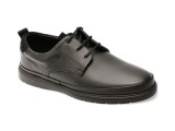 Pantofi OTTER negri, A20, din piele naturala