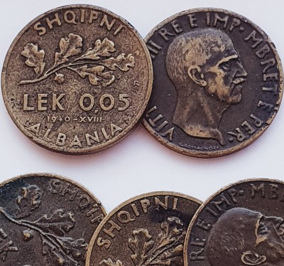 2081 Albania 0.05 leke 1940 (uzata) km 27 foto