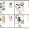 !!! CUBA - LOT 4 FDC PASAREA COLIBRI - 1992