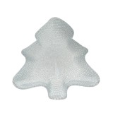 Platou decorativ brad argintiu 30 cm