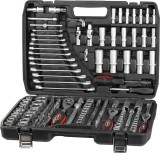 Sada n&aacute;radia Strend Pro S221, 215 dielna, v kufri, 1/2"+1/4"+3/8"