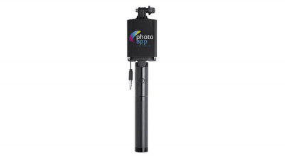 Selfie stick cu Power Bank 2200 mAh &amp;icirc;n negru foto