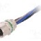 Conector M8, 5 pini, clasa etanseitate IP67, BULGIN - PXMBNI08FPF05BFL001