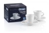 Set 2 cesti + 2 farfurii din portelan Delonghi DLSC308 - RESIGILAT