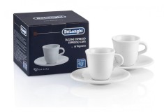 Set 2 cesti + 2 farfurii din portelan Delonghi DLSC308 - RESIGILAT